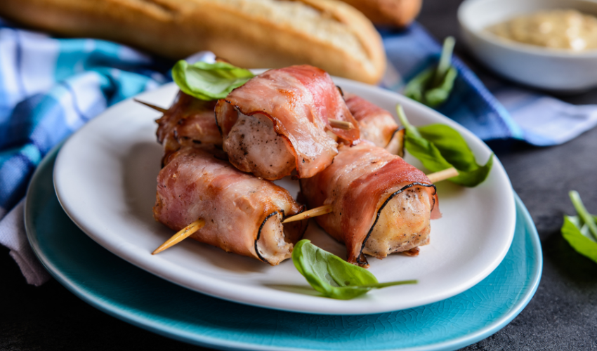 Bacon Wrapped Seafood
