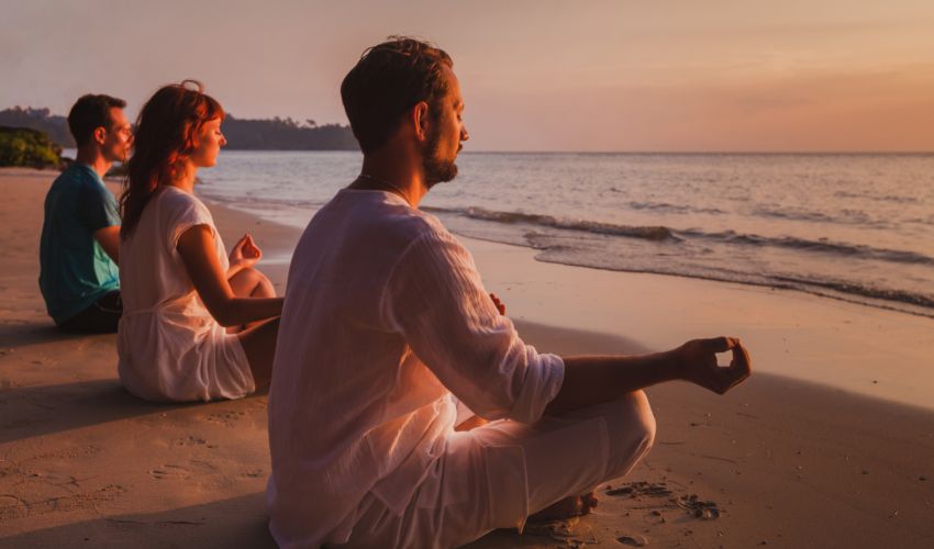 How can I overcome distractions during meditation or yoga