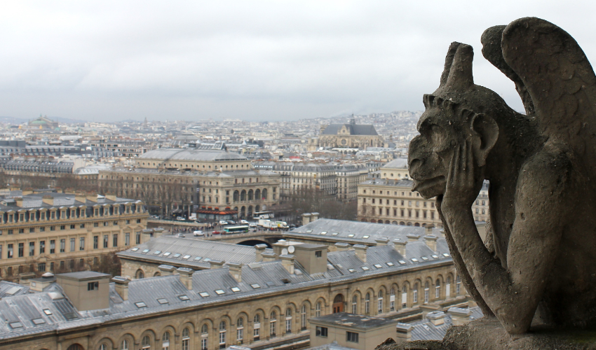 the Gargoyle of Notre Dame