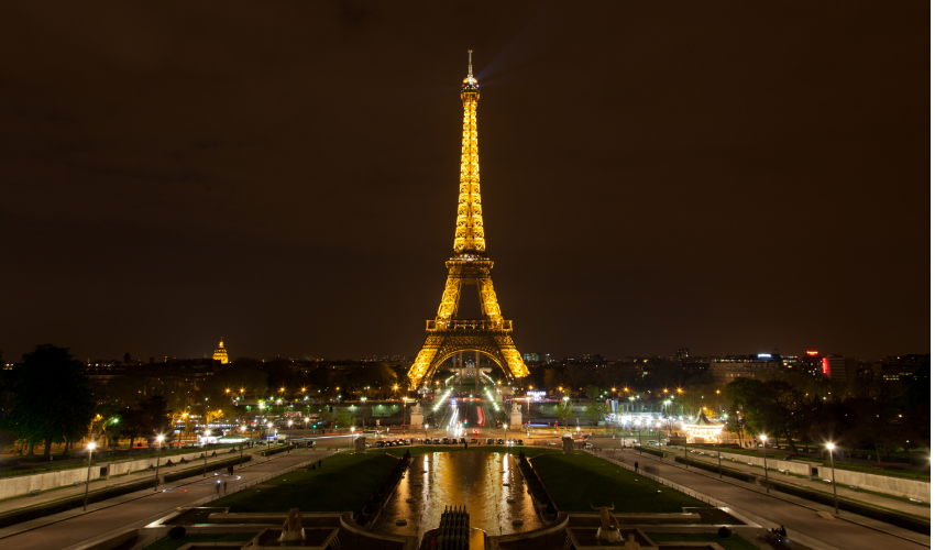 The Eiffel Tower at Night