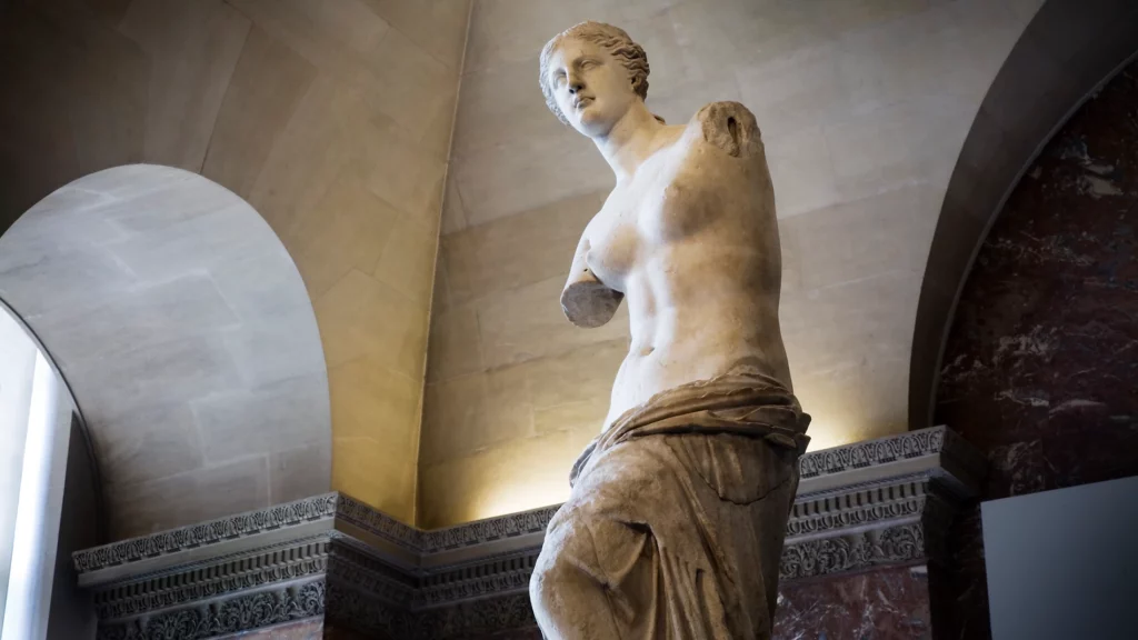 Venus de Milo in museum